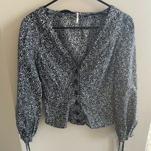 Free People Floral Top